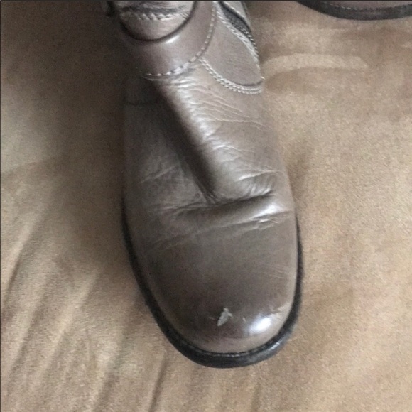 Frye grey riding boots size 6 - Picture 5 of 6